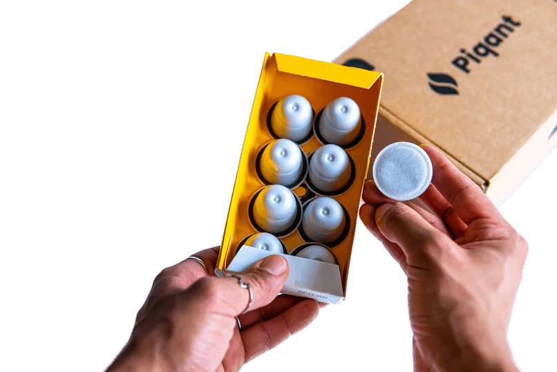 Piqant coffee pods box