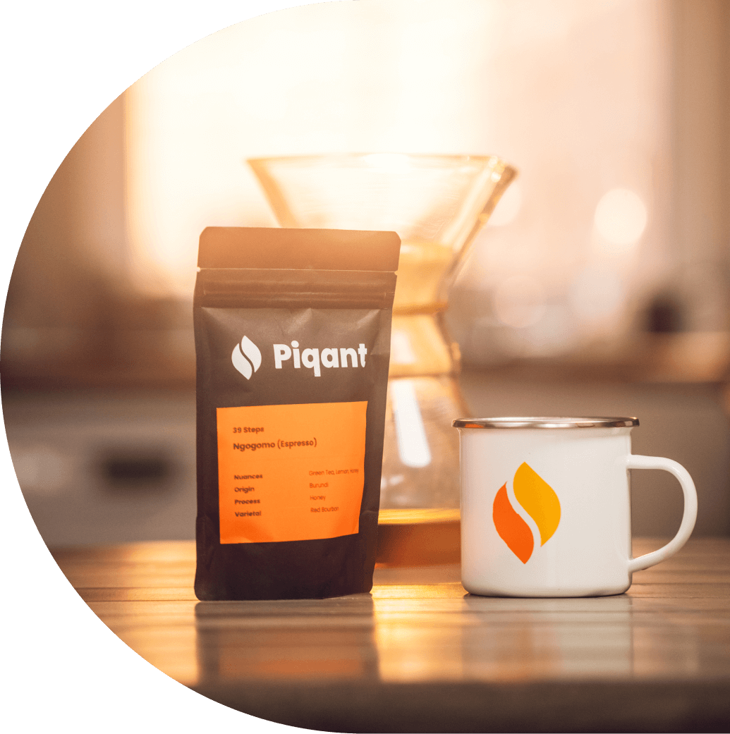 Piqant bag and mug